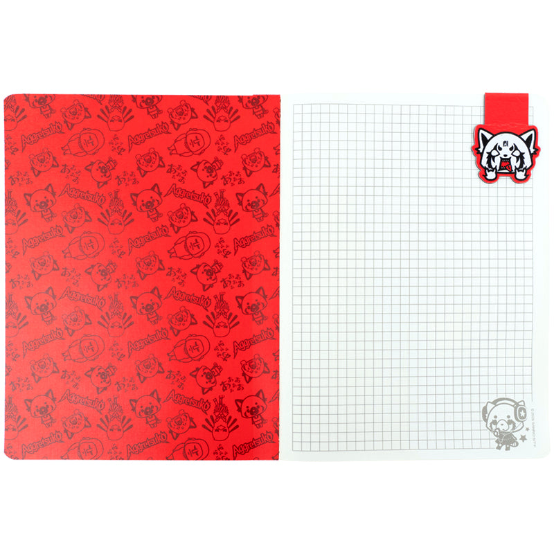 Блокнот з магнітною закладкою Kite Aggretsuko AR26-192, А5, 60 аркушів, клітинка. Фото 3