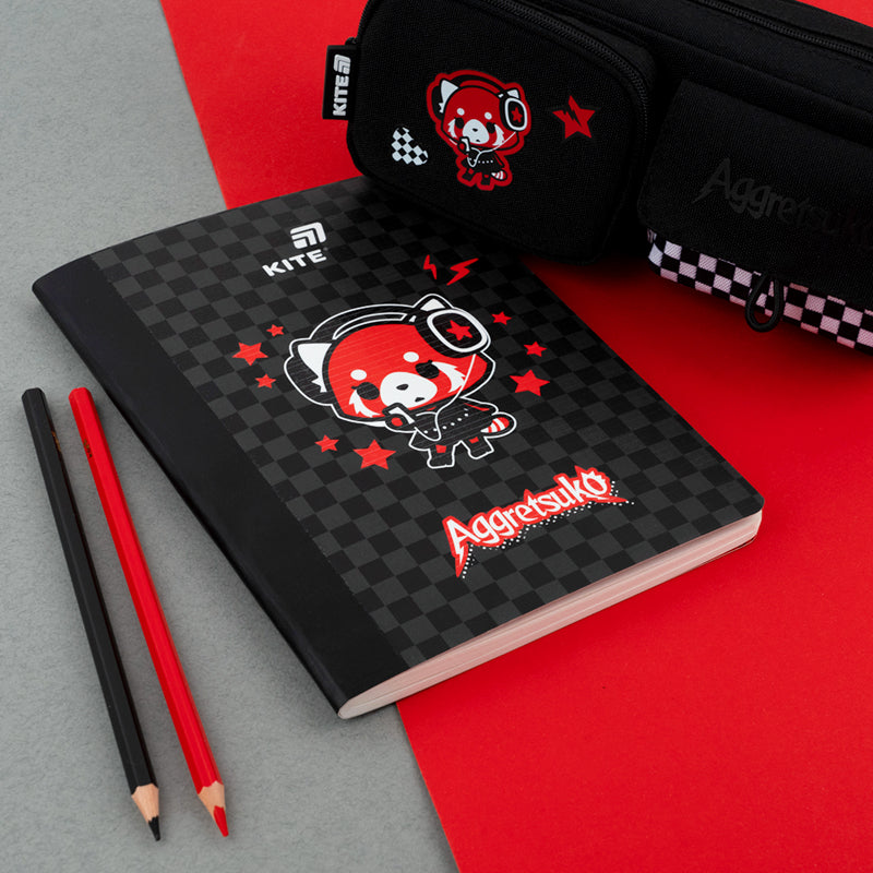 Блокнот з магнітною закладкою Kite Aggretsuko AR26-192, А5, 60 аркушів, клітинка. Фото 5