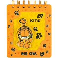 Блокнот на спіралі Kite Garfield GF26-276, 80 аркушів, клітинка
