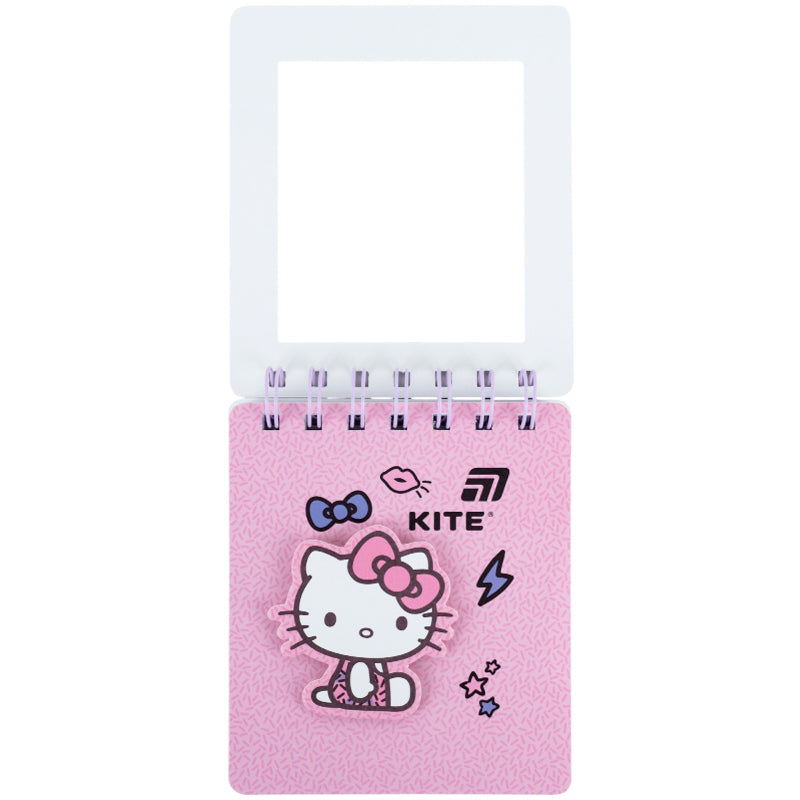 Блокнот на спіралі Kite Hello Kitty HK26-276-1, 80 аркушів, клітинка. Фото 2