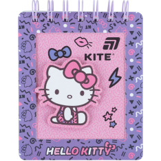 Блокнот на спіралі Kite Hello Kitty HK26-276-1, 80 аркушів, клітинка