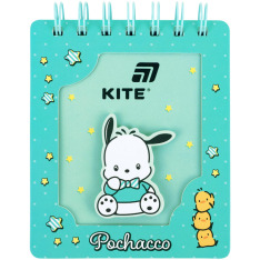 Блокнот на спіралі Kite Pochacco PC26-276, 80 аркушів, клітинка
