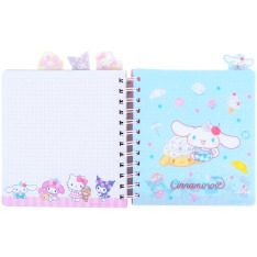 Блокнот з розділювачами на спіралі Hello Kitty HK26-278, 80 аркушів, клітинка, пластикова обкладинка. Фото 6