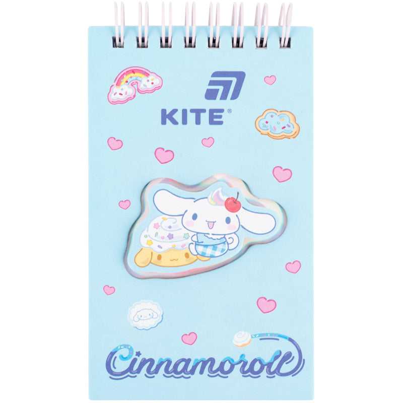 Блокнот на спіралі Kite Cinnamoroll CR26-279, 80 аркушів, лінія