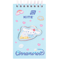 Блокнот на спіралі Kite Cinnamoroll CR26-279, 80 аркушів, лінія