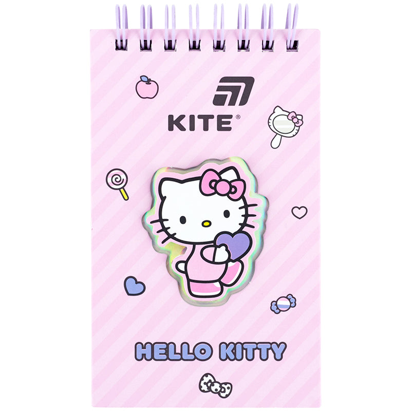 Блокнот на спіралі Kite Hello Kitty HK26-279-1, 80 аркушів, лінія