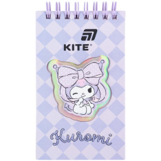 Блокнот на спіралі Kite Kuromi HK26-279-2, 80 аркушів, лінія