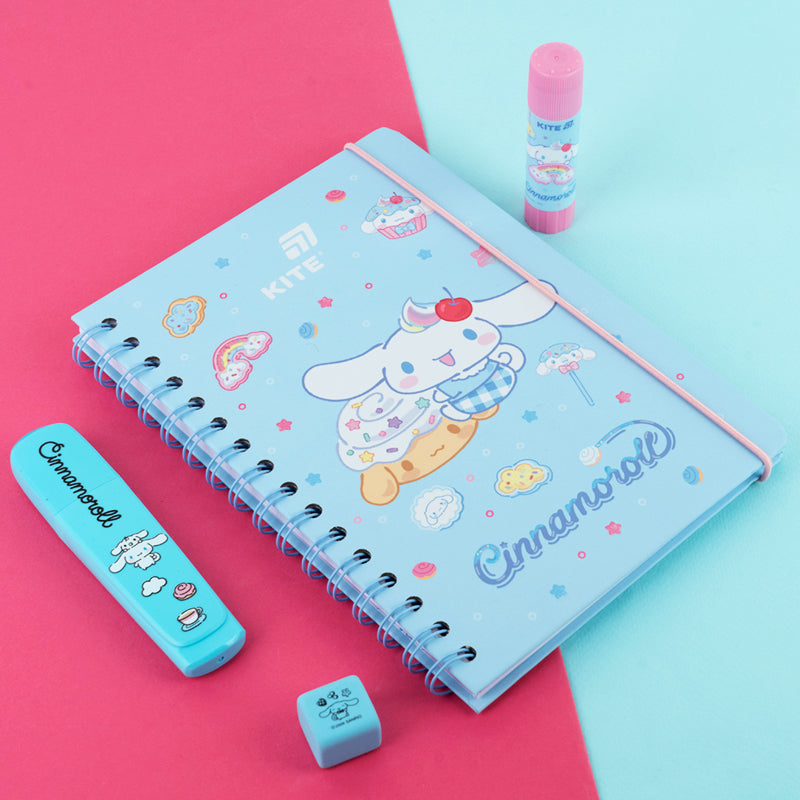 Блокнот на спіралі Kite Cinnamoroll CR26-190, A5, 80 аркушів, клітинка. Фото 4
