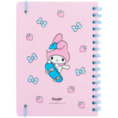 Блокнот на спіралі Kite My Melody HK26-190-3, A5, 80 аркушів, клітинка. Фото 3