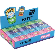 Гумка кольорова Kite Funny friends K26-1270, асорті