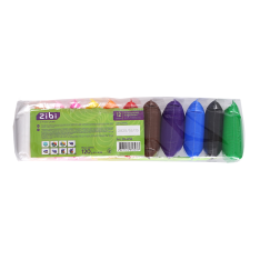 Пластилін повітряний для ліплення ZiBi KIDS Line 12 шт ZB.6296 