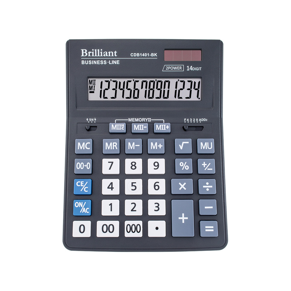 Калькулятор Brilliant 14 розрядів CDB1401-BK