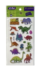 3D наліпки ZiBi DINO мікс 2 18 см KIDS Line ZB.63334 