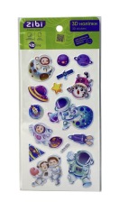3D наліпки ZiBi Закохані в космос 18 см KIDS Line ZB.63339
