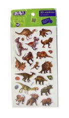 3D наліпки ZiBi DINO велетні мікс 18 см KIDS Line ZB.63381
