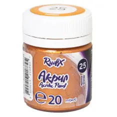 Акрил RUDIX перламутровий Бронза 20 мл 850125