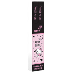 Ручка гелева пиши-стирай Kite Hello Kitty HK26-069, синя, 2 шт. у пеналі