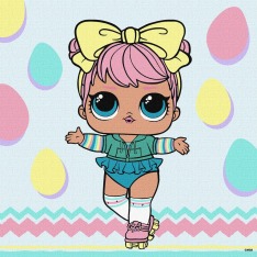 Картина за номерами Ideyka. L.O.L. Surprise! Spring Bling DAWN 30х30см