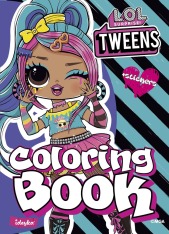 Книжка-розмальовка зі стікерами - Tweens Emma Emo