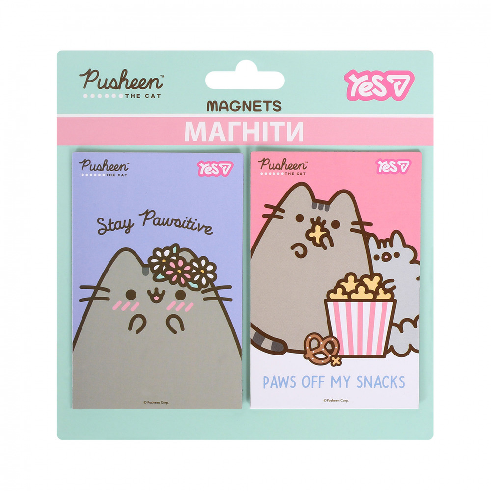 Магніти Yes Pusheen 6х9 см 2 шт 708557