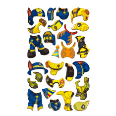 Магнітна гра одягалка Dodo - Paw Patrol. Гонщик і Кремез 200698. Фото 4