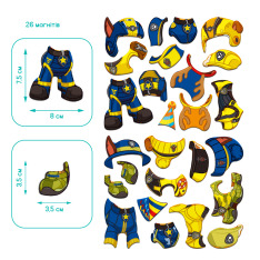 Магнітна гра одягалка Dodo - Paw Patrol. Гонщик і Кремез 200698. Фото 6