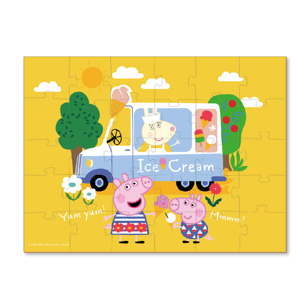 Пазл DoDo 30 елементів - Peppa Pig. Улюблене морозиво Свинки Пеппи 200300. Фото 4