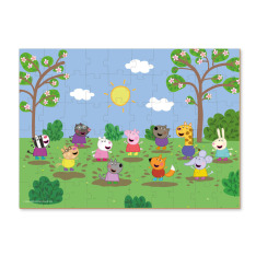 Пазл DoDo 60 елементів - Peppa Pig. Пеппа грає з друзями 200333. Фото 4