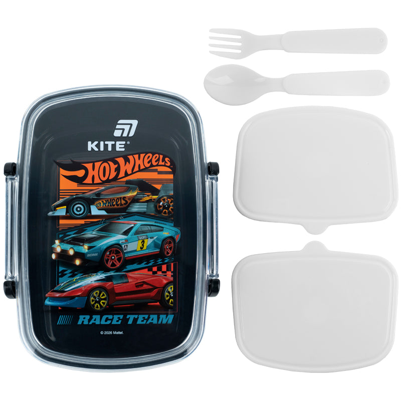 Ланчбокс з наповненням Kite Hot Wheels HW26-181, 750 мл. Фото 5