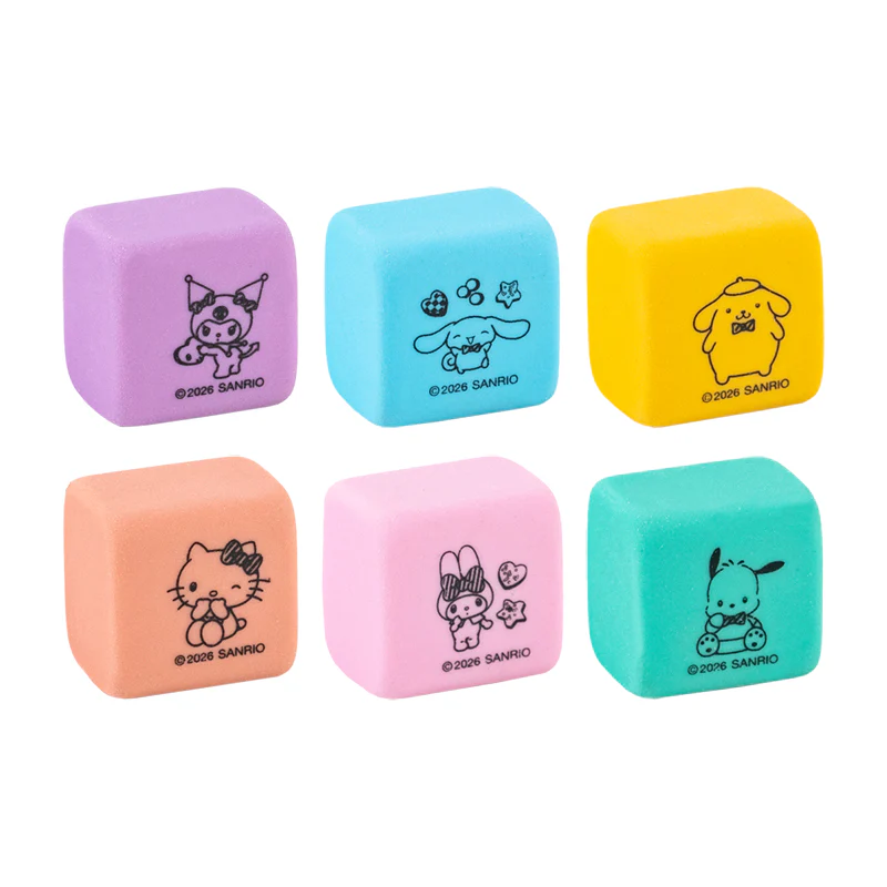 Набір гумок у пластиковому боксі Kite Hello Kitty and Friends асорті 6 шт HK26-145. Фото 3