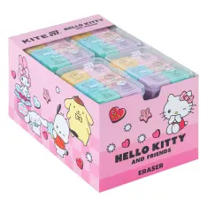 Набір гумок у пластиковому боксі Kite Hello Kitty and Friends асорті 6 шт HK26-145. Фото 6