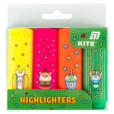 Маркер Highlighter Kite набір 4-х, неонові K26-445-1