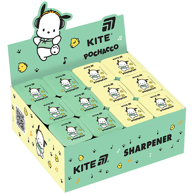 Точилка з контейнером прямокутна Kite Pochacco PC26-116