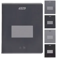 Зошит учнівський ZiBi Monochrome 96 аркушів в клітинку мікс ZB25.1793K