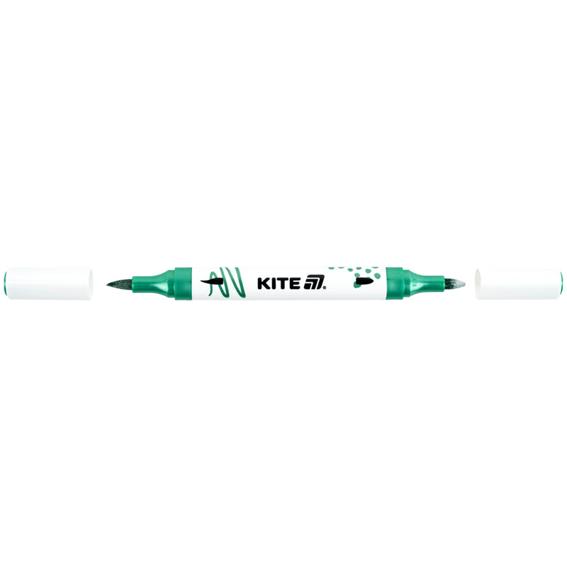 Маркери акрилові двосторонні Kite Creative K-1293, 6 кольорів металлік. Фото 3