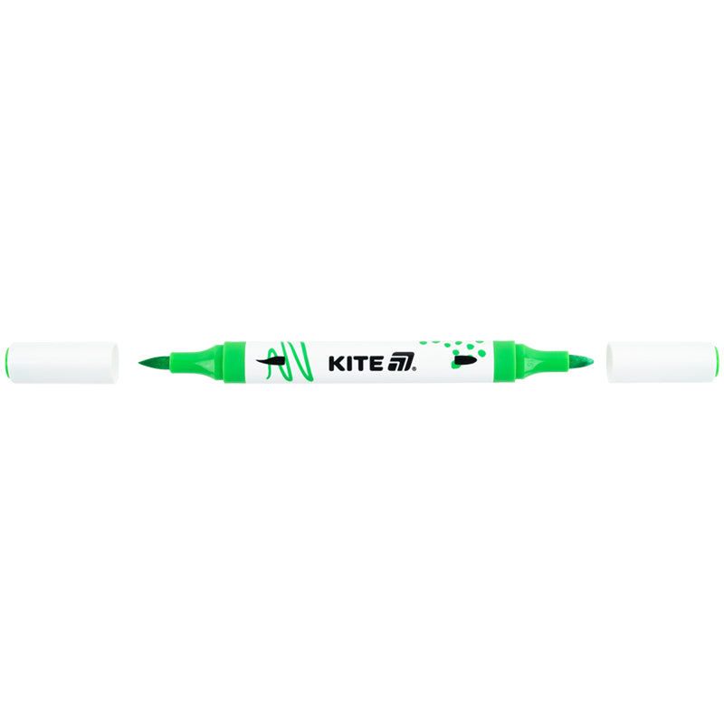 Маркери акрилові двосторонні Kite Creative K-1293, 6 кольорів. Фото 3