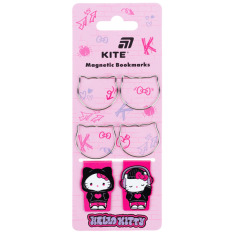 Набір магнітних закладок з фігурними скріпками Kite Hello Kitty HK26-495