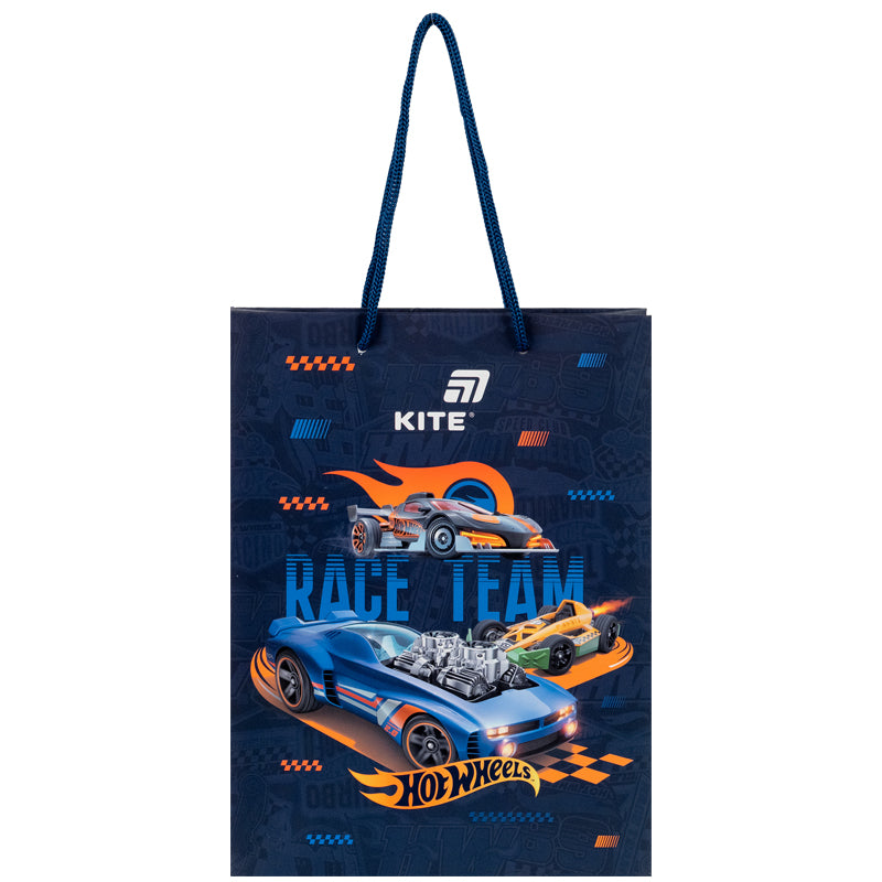 Пакет паперовий подарунковий Kite 18х24см Hot Wheels HW26-265. Фото 2
