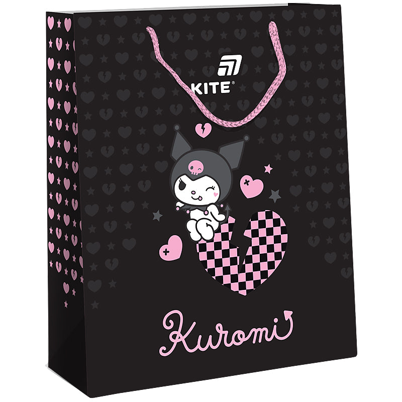 Пакет паперовий подарунковий Kite 26х32 см Kuromi HK26-266-2