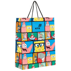 Пакет паперовий подарунковий Kite 26х32 см Sponge Bob SB26-266