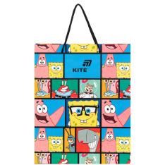 Пакет паперовий подарунковий Kite 26х32 см Sponge Bob SB26-266. Фото 2