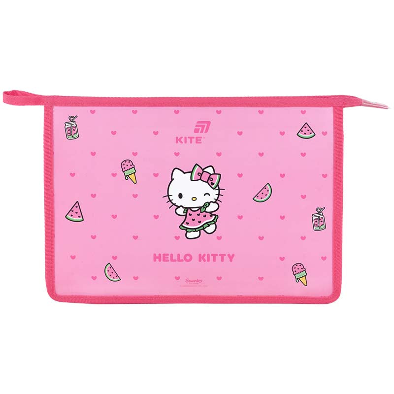 Папка на блискавці Kite Hello Kitty HK26-428, A4+. Фото 2