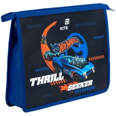 Папка на блискавці Kite Hot Wheels HW26-428, A4+