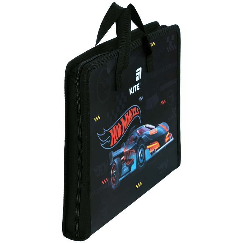 Папка-портфель на блискавці Kite Hot Wheels HW26-202, 1 відділення, A4. Фото 3