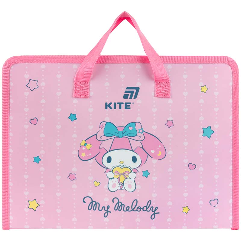 Папка-портфель на блискавці Kite My Melody HK26-202, 1 відділення, A4