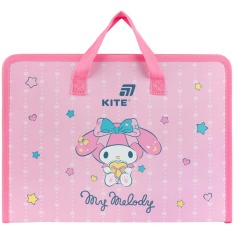 Папка-портфель на блискавці Kite My Melody HK26-202, 1 відділення, A4