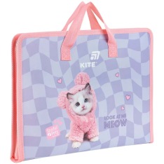 Папка-портфель на блискавці Kite Studio Pets SP26-202, 1 відділення, A4. Фото 2