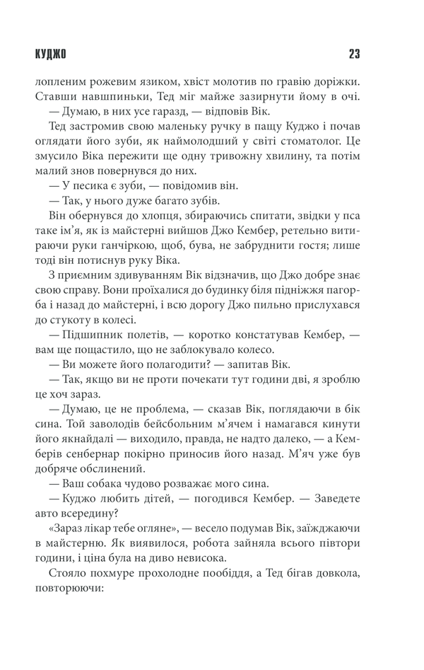 Книга Куджо - Стівен Кінг. Фото 21