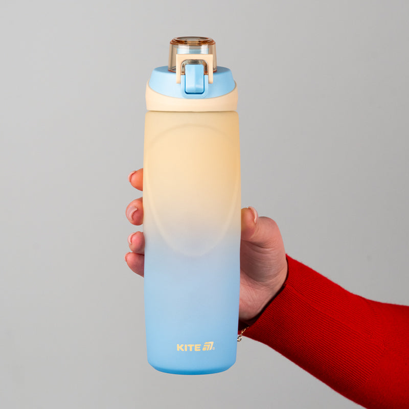 Пляшечка для води Kite 760 мл K26-1200-1 бежево-синя. Фото 4