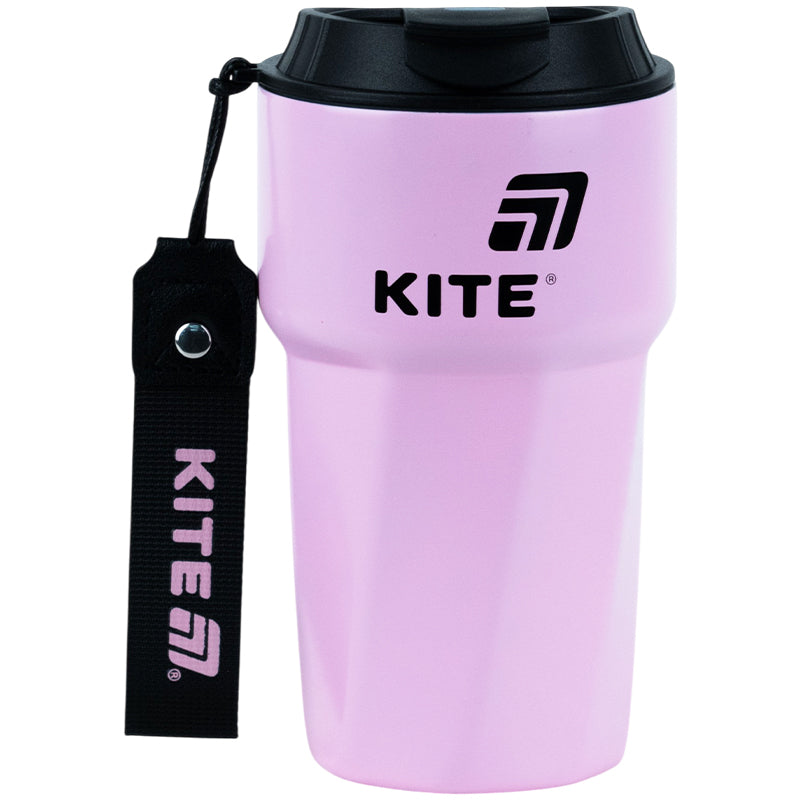 Термокружка Kite 450 мл, K26-1220-1, рожева